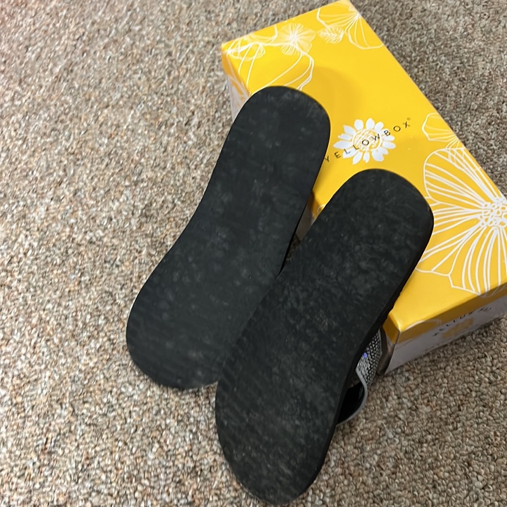 Yellow Box Flip Flops - Picture 2 of 3
